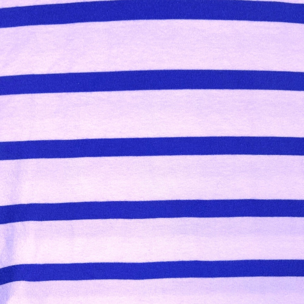 VTG Polo Ralph Lauren Shirt Men XL Striped Short Sleeve Red Pony Logo White Blue - Picture 15 of 16
